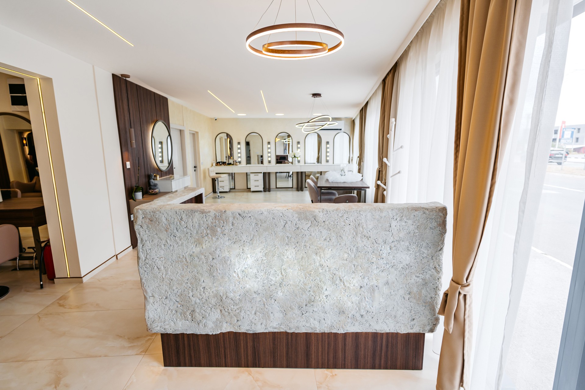 An Empty Beauty Salon